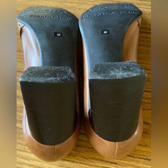 Vintage Franco Sarto - Square Toe Leather Pumps Loafers - size 8 - Picture 6 of 10